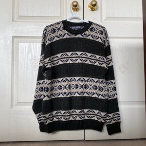 Green grandpa sweater